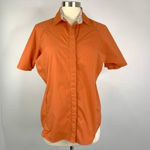 REDINGTON Womens Terra Cotta Short Sleeve Blouse FISHING HIKING Size Lar... - $269.97 MXN