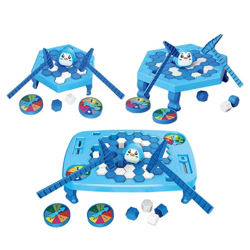 Ice Block Breaking Game Toy Parent-child Interactive Multiplayer Penguin Trap - £8.93 GBP+