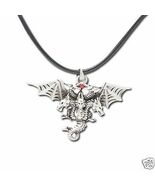NEW MYSTICA ACCESSORY THREE HEADED DRAGON ALLOY PENDANT - $246.57 MXN