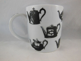 Antique Pewter Coffee Teapots Black &amp; White Mug Designed IN ENGLAND Paul Cardew - $9.69