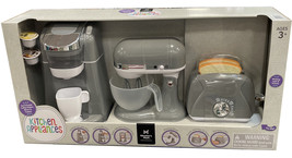 Member&#39;s Mark Gourmet Kitchen Appliance Playset for Kids - Grey  Color - £35.67 GBP