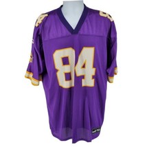 PUMA Minnesota Vikings Randy Moss #84 Jersey Size XL Vintage Purple - £39.77 GBP