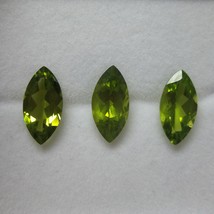 Natural Peridot Marquise Faceted Cut 16X8mm Parrot Green Color VVS Clarity Loose - £518.93 GBP