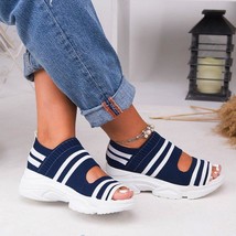 Women Sandals High Heels Platform Women Shoe blue 41 - £14.38 GBP