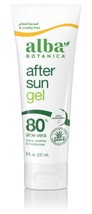Alba Botanica Aloe Vera Gel for Skin, Cooling After Sun Treatment for Fa... - $9.89