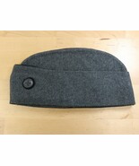 Swiss Army Military Cap Wool Medical Garrison Hat Surplus Sz 55 Hidden Bill - $186.88 MXN