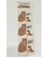 Sandylion sticker designs kromekote cat and kittens sealed unopened package - $24.70