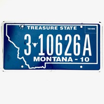  United States Montana Yellowstone County Passenger License Plate 3 10626A - £13.23 GBP