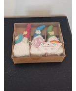 NIB Cottontail Lane 3 Gnome Soft 6&quot; Plush Figurines Rainbow Peace Flower... - £11.82 GBP