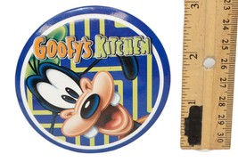 Goofy&#39;s Kitchen - Disney Park Souvenir 3&quot; Button w/ Maze Stripes - £3.14 GBP