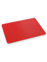 Silicone Pyramid Cooking Mat with Grid - Heat-Resistant Kitchen Tool - £14.90 GBP