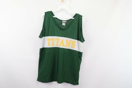 Vtg 90s Womens XL Silky Nylon Color Block Cross Country Track Singlet Je... - £23.67 GBP