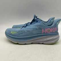 Hoka One One Clifton 9 1127896 Womens Blue Lace Up Running Shoes Size 9 B - £62.27 GBP