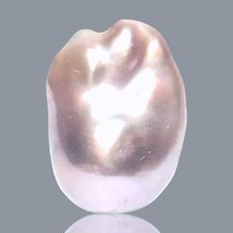 Unparalleled Un-drilled 16.4 x 14 x 22.6mm Keshi Purple Lavender Rainbow Pearl - £107.04 GBP