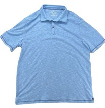 NAT NAST Shirt Size XL Light Blue Heathered  Short Sleeve Polo Shirt - £11.72 GBP