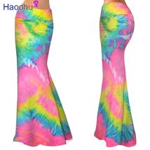 High Waisted Floral Colorful Print Maxi Super Soft Skirt - £23.85 GBP