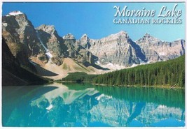 Postcard Moraine Lake Canadina Rockies Banff National Park Alberta - £2.26 GBP