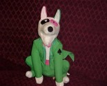 9&quot; RUDE DOG and THE DWEEBS White Bull Terrier Plush By Applause 1988 - £118.26 GBP