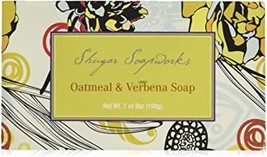 SHUGAR SOAPWORKS OATMEAL &amp; VERBENA SOAP BAR 6.25 oz - £15.97 GBP