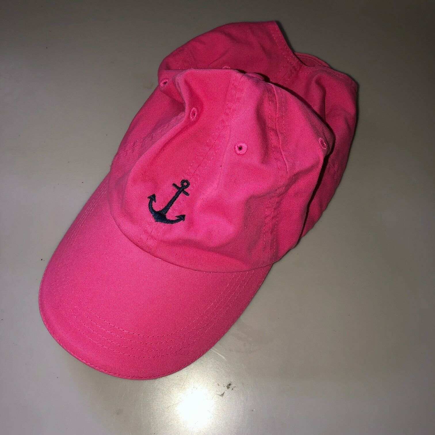 Primary image for Anvil Women's Pink Anchor Baseball Cap Nautical Adjustable Back Cotton