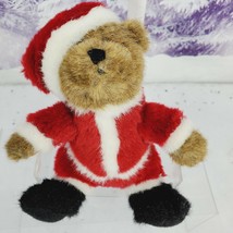 Boyds Bears Plush 7&quot; Kringles Santa Bean Christmas Stuffed Animal - £7.43 GBP