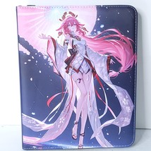 Yae Miko Umbrella Card Binder 3-Ring Anime Waifu Redemption 10 in Folder - $49.49