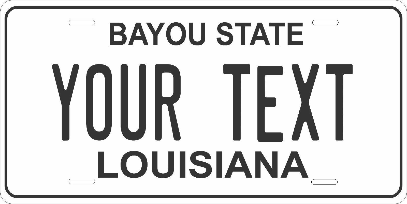 Louisiana 1977 License Plate Personalized Custom Car Bike Motorcycle Moped Tag - $10.99 - $18.22