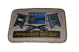 Pepsi Light Brigade Vintage Promo Embroidered Patch - $4.87