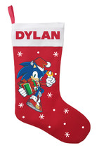 Sonic the Hedgehog Christmas Stocking, Sonic Stocking, Sonic Christmas Gift - $38.00