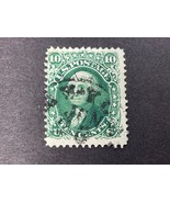 1861-62 U.S. Postage Stamp #68 Washington 10c Green Used NH Sound - £18.51 GBP