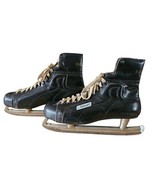 Vintage 1966 Bauer Silver Arrow Ice Hockey Skates Made In Canada Size 13 - $31.35