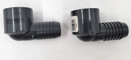 LASCO 1-inch x 1-inch Schedule 80 PVC Combination Insert Elbow x FPT Lot... - $8.00