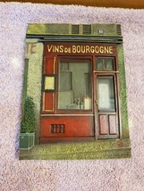 Wall Plaque Tile Art 3D French Vins de Bourgogne Artist Chiu Tak Hak - $9.90