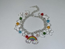 ~Rainbow Charm~Cute Animal Charm Bracelet~ Single Chain! You Choose!!! - £11.17 GBP