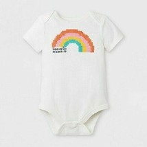 Baby Cat &amp; Jack Infant Girls Rainbow Bodysuit Pequeno Milagrito Size 3/6... - $4.19