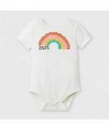 Baby Cat &amp; Jack Infant Girls Rainbow Bodysuit Pequeno Milagrito Size 3/6... - $4.19