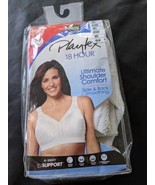 Playtex 18 hour BRA 42DD White Tagless Wire Free Shoulder Comfort 4693 NEW - $24.35 CAD