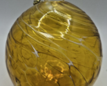 Vintage Art Glass Swirl Light Brown Ornament U258/13 - $49.99
