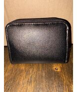 Samsonite leather With Accordion card holder wallet Black zip closure New - €11,05 EUR