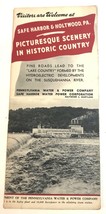 1948 Safe Harbor &amp; Holtwood Pennsylvania Travel Map Brochure - $16.00