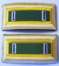 ARMY SHOULDER BOARDS STRAPS MILITARY POLICE CORPS CWO5 PAIR FEMALE - $20.00