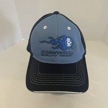 Cornwell Quality Tools Hat Luna Pier Strap Back Baseball Cap Blue Black ... - $14.48