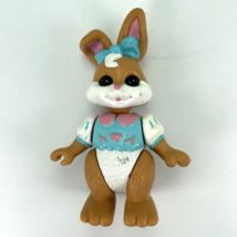 Fisher Price Hideaway Hollow Easter Bunny Mama Rabbit Vintage 1996 Jointed 3.5&quot; - £10.04 GBP