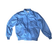 Members Only Vintage Blue Zip Up Bomber Flight Jacket Size 18 - $37.12