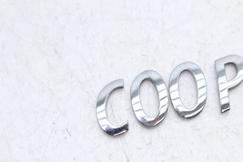 MINI COOPER S REAR TRUNK LID EMBLEM BADGE E5820 image 3