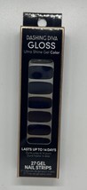Nib Dashing Diva Gloss Ultra Shine Gel Palette Nail Strips Midnight Blue (N) - £9.28 GBP