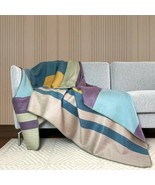 Soft &amp; Warm Reversible Alpaca wool Throw Blanket Queen double-sided 94 x... - £59.17 GBP
