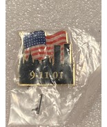 9-11-01 Twin Towers  1&quot; Pin *NEW* DTC - $12.99