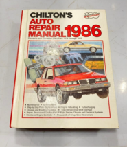CHILTONS AUTO REPAI MANUAL FOR 1979 THRU 1986 DOMESTIC AND CANADIAN CARS - £4.84 GBP