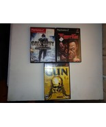 Lot of 3 Playstation 2 Games Trigger Man/ Gun/ Call of Duty World at War - $16.34